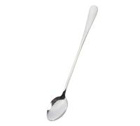 JINGYAN Cuillères à thé Long Handled Stainless Steel Coffee Spoon Flatware Ice Tea Cream Dessert For Picnic Kitchen Accessories