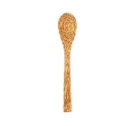 JINGYAN Cuillères à thé Tropical Coconut Palm Wood Spoon Cutlery Natural Wooden for Tea Soup Salad Kitchen Supplies