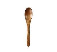 JINGYAN Cuillères à thé Wooden Spoon Bamboo Kitchen Cooking Utensil Tool Rice Soup Teaspoon Catering For Dropshipping
