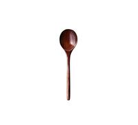 JINGYAN Cuillères à thé Wooden Spoon Bamboo Kitchen Cooking Utensil Tool Soup Teaspoon Catering For Kicthen