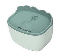 JINGYAN Distributeur d'eau pour Chien Auto Cat Water Dispenser USB Electric Mute Cat Drinker Bowl 2.5L Automatic Filter Pet Cats Fountain Water Drinking Supplies(Green)