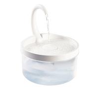 JINGYAN Distributeur d'eau pour Chien Automatic Cat Water Fountain LED Light USB Powered Cat Water Dispenser Dog Water Drinker Swan Neck Shaped Pet Dispenser