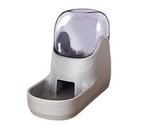 JINGYAN Distributeur d'eau pour Chien Bowls Drinkers Vending Water Bowl Cat Bowl Cat Kibble Dispenser Bowl for Dog Fountain for Cats Small Medium Dog(Grijs)