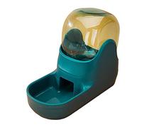JINGYAN Distributeur d'eau pour Chien Bowls Drinkers Vending Water Bowl Cat Bowl Cat Kibble Dispenser Bowl for Dog Fountain for Cats Small Medium Dog(Green)