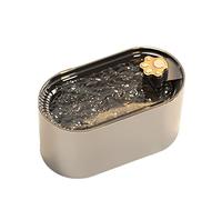 JINGYAN Distributeur d'eau pour Chien Cat Water Fountain 3 L Cat Fountain Pet Water Fountain Ultra-Quiet Pet Water Dispenser with LED Light Automatic Drinker for Cats(White)