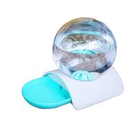 JINGYAN Distributeur d'eau pour Chien Large Cat Drinking Bowl Pets Water Dispenser No Electricity Pet Cat Dog Feeder Fountain Bubble Automatic Cats Water(Blue)