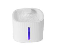 JINGYAN Distributeur d'eau pour Chien Pet Cat Water Fountain USB Automatic Cat Water Dispenser Feeder Bowl LED Light Smart Dog Cat Water Dispenser Pet Drinking