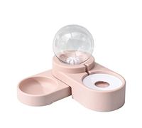 JINGYAN Distributeur d'eau pour Chien Pet Dog Cat Bowl Fountain Automatic Food Water Feeder Container Dispenser for Dogs Cats Drinking Pet Products 2020(Pink)