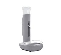 JINGYAN Distributeur d'eau pour Chien Pet Dog Water Dispenser Not Wet Mouth Automatic Water Dispenser Cats Dogs Water Dispenser Mobile Vertical Kettle Pet Supplies(Grijs)