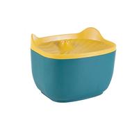 JINGYAN Distributeur d'eau pour Chien Pet Water Fountain 2.5L Capacity Automatic Water Dispenser for S/M Size Pet with Cat Ears Designed Bowl and USB Port(Green)
