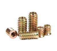 JINGYAN Écrous de blocage Socket Drive Head Embedded Insert Nut E-Nut for Wood Furniture Inside and Outside Thread(M5)