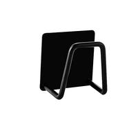 JINGYAN Égouttoirs à vaisselle Kitchen Stainless Steel Sponges Holder Drain Drying Rack Self Adhesive Sink Hooks Hanger Accessories Storage Organizer(Black)