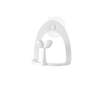 JINGYAN Égouttoirs de Cuisine 1/2/3/4pcs Simple Sponge Drying Holder Plastic Suction Cup Cleaning Pad Storage Rack Sponges Water Drain Kitchen Storage Hanger