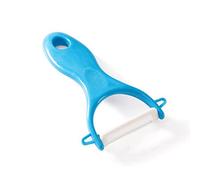 JINGYAN Éplucheurs Ceramic Peeler 4 Color Vegetable Fruit Peeler Kitchen Potato Carrot Cucumber Peeler Peeling Kitchen Gadgets(Blue)