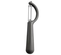 JINGYAN Éplucheurs Fruit and Vegetable Peelers, Peeler for Potatoes with Ergonomic Silicone Handle,Kitchen Gadgets(Black)