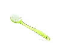 JINGYAN Éponges de douche Bath Brush Back Body Shower Sponge Scrubber Brushes With Handle Exfoliating Scrub Skin Massager Exfoliation Bathroom (Ye?il)