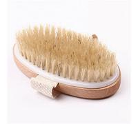 JINGYAN Éponges de douche Body Brush Soft Natural Bristle Shower Brushes Bois Bath SPA Sans Manche