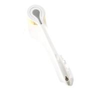 JINGYAN Éponges de douche Manche Longue Brosse de Bain Exfoliant Gommage Corps Scrubber Retour Masseur Douche Éponge Exfoliant Outils de Nettoyage Accessoires de Bain (White)