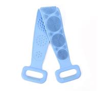 JINGYAN Éponges de douche Nouvelles brosses magiques Silicone Serviettes de bain Brosse corporelle Ceinture de bain Exfoliant Brosse arrière Lavage de la peau Nettoyer la maison Douche (Blu)