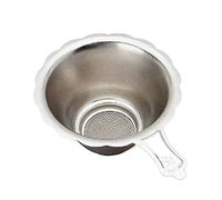 JINGYAN Filtres à thé Reusable stainless steel mesh filter tea ware leaf funnel maker, drinking utensils, kitchen accessories and set
