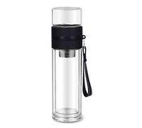 JINGYAN Filtres à thé Tea glass bottle stainless steel injector travel cup with filter
