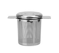 JINGYAN Filtres à thé Tea Infuser Stainless Steel Coffee Mesh Filter Double Handle Leaf Strainer Teapot Drinking Household Restaurant