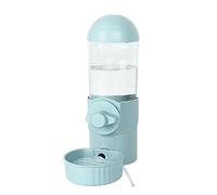 JINGYAN Fontaines pour Chats Dog Cat Home Cage Hanging Drinking Portable No Spill Birds Bottle Durable Fountain Automatic Feeder Pet Water Dispenser(Blue)