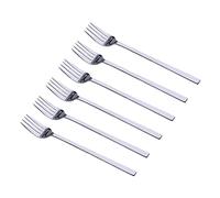 JINGYAN Fourches Stainless Steel Table Fork Long Handle Dinner Meat Food Steak Forks Set Cutlery Kitchen Accessories