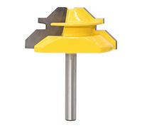 JINGYAN Fraises rotatives Medium Lock 45 Degree Miter Router Bit With 3/4 Stock And 1/4 Shank-RCT