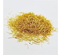 JINGYAN Hameçons de pêche 100pcs Fishing Hook Series 1#-8# Barbed Fishhook High Carbon Steel Red Gold Fishhooks Bent Baitholder Ringed Carp Tackle(Gold,4)