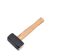 JINGYAN Marteaux Heavy Stoning Hammer, Big Iron, Square Head, Industrial Grade Smash And Demolish The Wall Hand Tools(1000g)