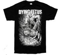 JINGYAN Men's Habo Line Dying Fetus Band Curb Stomp CamisetaLicensed New_17784 T Shirt