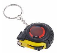 JINGYAN Mètres à ruban Retractable Ruler Tape Measure Keychain Mini Pocket Size Metric 1m Key Chains Rings