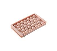 JINGYAN Moules à glace 1pc Colorful Round Rhombus Ice Mould Cube Tray Maker PP Plastic Mold Forms Food Grade Kitchen Gadgets(Pink,S)