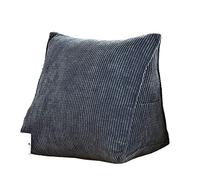 JINGYAN Oreillers Classiques Pillow Soft Triangular Big Backrest for Bed Couch Sofa Rest Washable Back Support Cushion