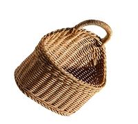 JINGYAN Paniers à œufs Basket Hanging Wall Storage Woven Flower Baskets Fruit Kitchen Garlic Pot Vase Planter Egg Farmhouse Holder Onion