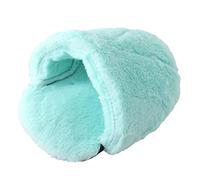 JINGYAN Paniers pour Chiens Cave Non Slip Cushion Bed Hamster Nest Hedgehog Hideout Small Animals Cage Supplies Warm House 4 Colors(Mint Green,L)