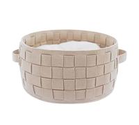 JINGYAN Paniers pour Chiens Warm Pet Cat Bed House Winter Round Bed Cat Sleeping Mat Pad Nest Kennel Pet Cushion Kitten Pet Nest Kitten Sleeping Beds(Sunny Yellow)