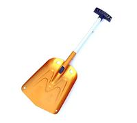 JINGYAN Pelles à Neige Automobile Snow Shovel Aluminum Alloy Portable Multi-Function Light Emergency for Snowmobile Truck Transportation(Gold)