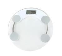 JINGYAN Pèse-personne numériques 180KG Transparent Digital Human Body Weighing Scale Bathroom Toughened Glass LCD Electric Scales Personal Health(Thickness 5mm)