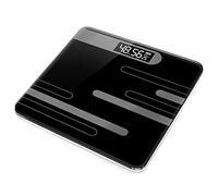 JINGYAN Pèse-personne numériques Bathroom Scales Floor Body Scale Digital Weight LCD Display Glass Smart Electronic Bath(1)