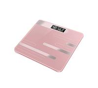 JINGYAN Pèse-personne numériques Bathroom Scales Floor Body Scale Digital Weight LCD Display Glass Smart Electronic Bath(2)