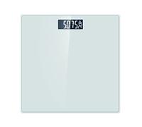 JINGYAN Pèse-personne numériques Battery Electronic Digital Scale Home Electronics Body Weight for Women Man Health Weigh Glass Bathroom Household 180KG(White)