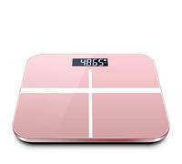 JINGYAN Pèse-personne numériques Body Fat Scale Bathroom Scales Smart Electronic Digital Composition Analyzer Compatible LCD Display(Rose gold)