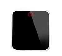 JINGYAN Pèse-personne numériques Classic Minimalist Design Bathroom Scales Arrival Electronic Scale Tempered Glass Household Use Personal Weighing(Black)