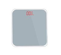 JINGYAN Pèse-personne numériques Classic Minimalist Design Bathroom Scales Arrival Electronic Scale Tempered Glass Household Use Personal Weighing(Grijs)