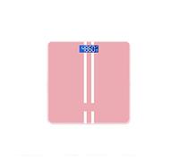 JINGYAN Pèse-personne numériques Échelle de pesage électronique Smart Rechargeable ménage Simple Dortoir Femme Pesant une perte poids santé Balance du corps(Pink)