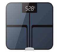 JINGYAN Pèse-personne numériques Electronic APP Control Body Weight Scale Fat Water Calorie Smart Digital for Human Health Bathroom Measure