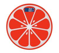 JINGYAN Pèse-personne numériques Fruit Pattern Weight Scale For Weighing Body Electronic Household Balance Floor Smart Digital Scales Bathroom(Orange)