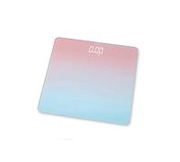 JINGYAN Pèse-personne numériques Poids intelligent Body Balance Gradients Couleur Échelle de salle bain Écailles plancher Verre LED pesage d'échelle numérique USB Mise en charge(Pink)